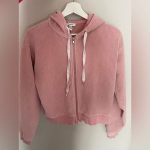 Pink Zip Up Hoodie